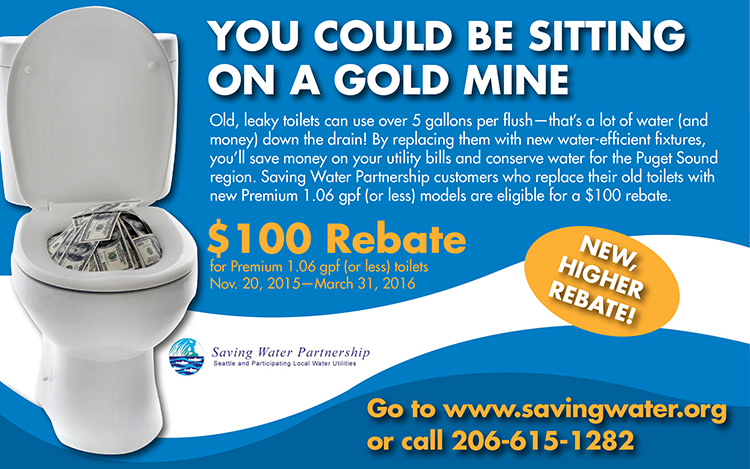  100 Toilet Rebate Through March 31 2016 North City Water District