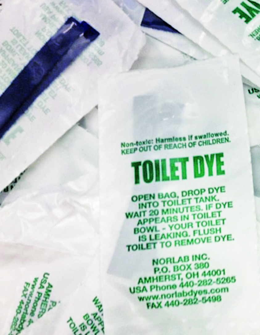 Fix a Leak Toilet Dye vert